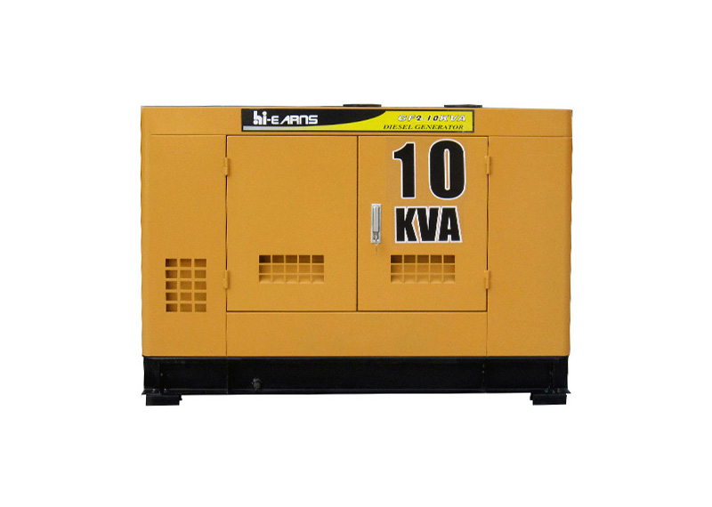 10KVA水冷多缸靜音柴油發電機